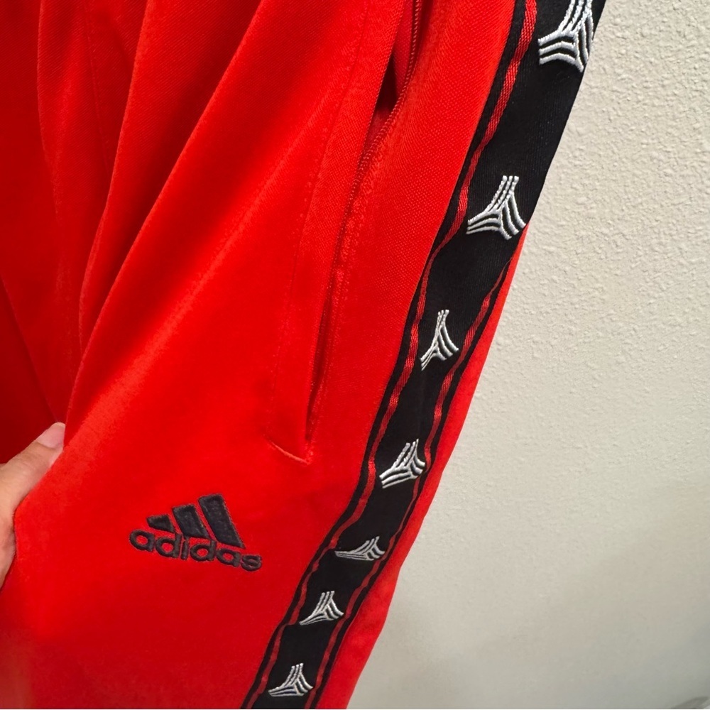 Adidas Tango Tape Club House Men's Red Sweatpants/Joggers Sz S Soccer Track Pant - Picture 4 of 11